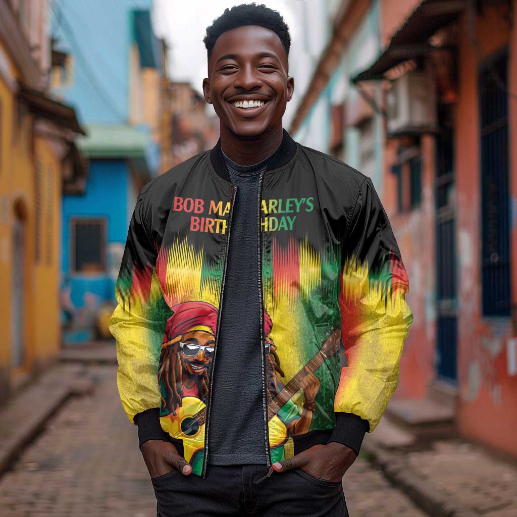 Honoring Reggae Legend Bob Birthday Bomber Jacket