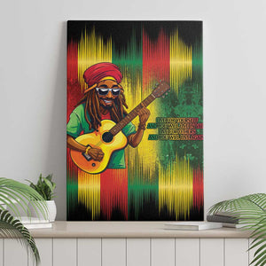 Honoring Reggae Legend Bob Birthday Canvas Wall Art