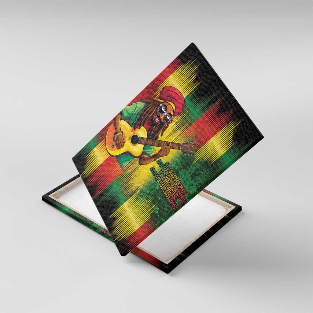 Honoring Reggae Legend Bob Birthday Canvas Wall Art
