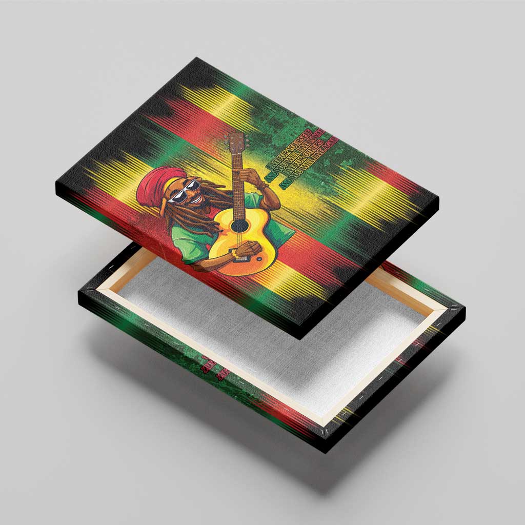 Honoring Reggae Legend Bob Birthday Canvas Wall Art