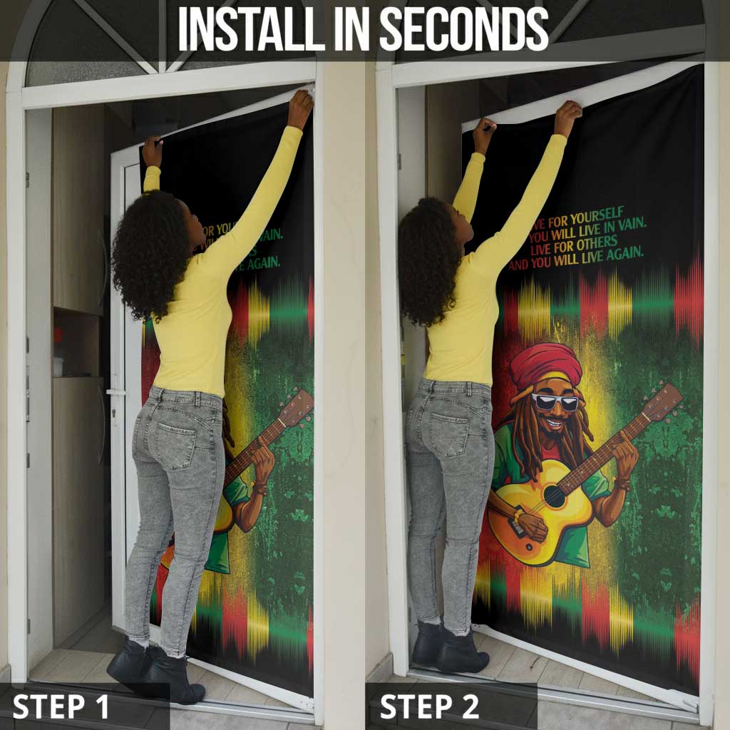 Honoring Reggae Legend Bob Birthday Door Cover