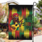 Honoring Reggae Legend Bob Birthday Garden Flag