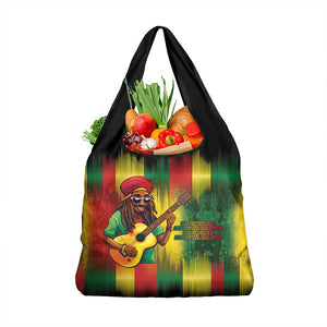 Honoring Reggae Legend Bob Birthday Grocery Bag