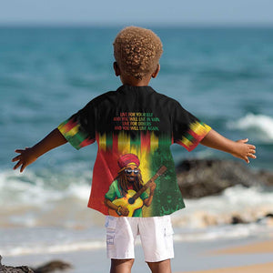 Honoring Reggae Legend Bob Birthday Kid Hawaiian Shirt