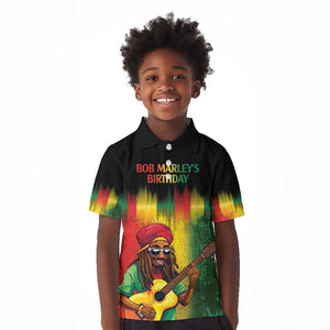 Honoring Reggae Legend Bob Birthday Kid Polo Shirt