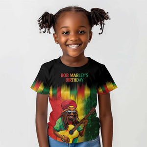 Honoring Reggae Legend Bob Birthday Kid T shirt