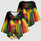 Honoring Reggae Legend Bob Birthday Kimono Sleeve Blouse