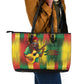 Honoring Reggae Legend Bob Birthday Leather Tote Bag