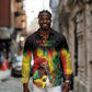 Honoring Reggae Legend Bob Birthday Long Sleeve Button Shirt
