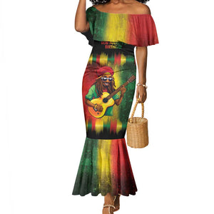 Honoring Reggae Legend Bob Birthday Mermaid Dress