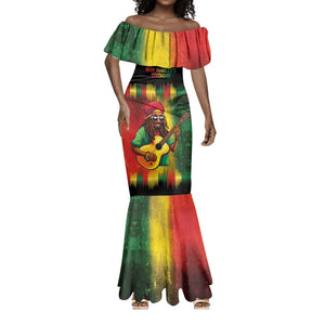 Honoring Reggae Legend Bob Birthday Mermaid Dress