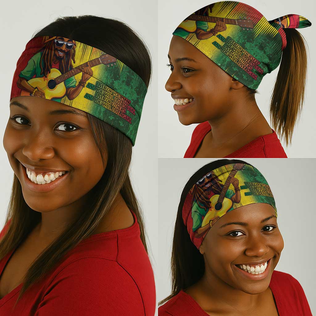 Honoring Reggae Legend Bob Birthday Neck Gaiter LT9
