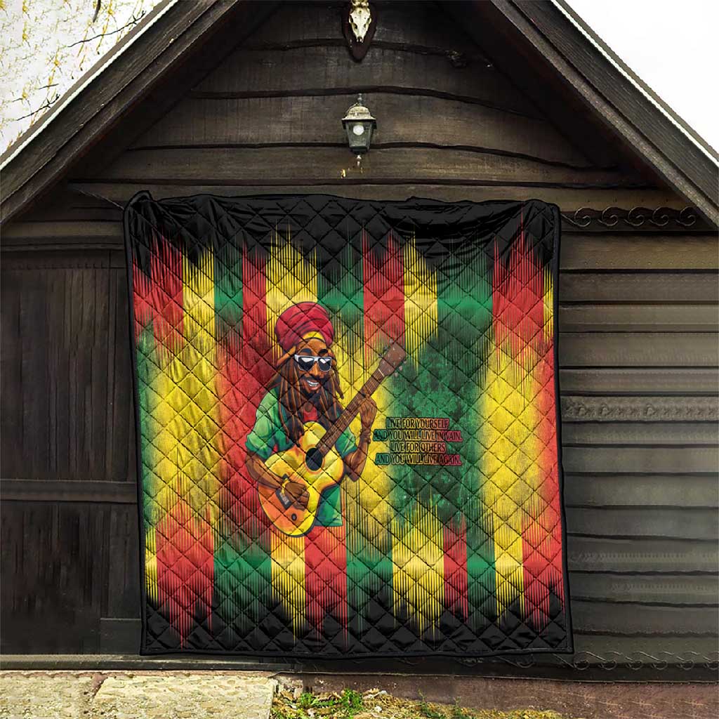 Honoring Reggae Legend Bob Birthday Quilt