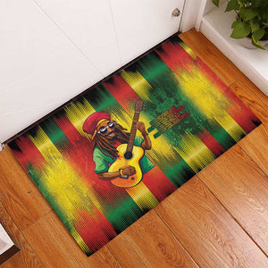Honoring Reggae Legend Bob Birthday Rubber Doormat