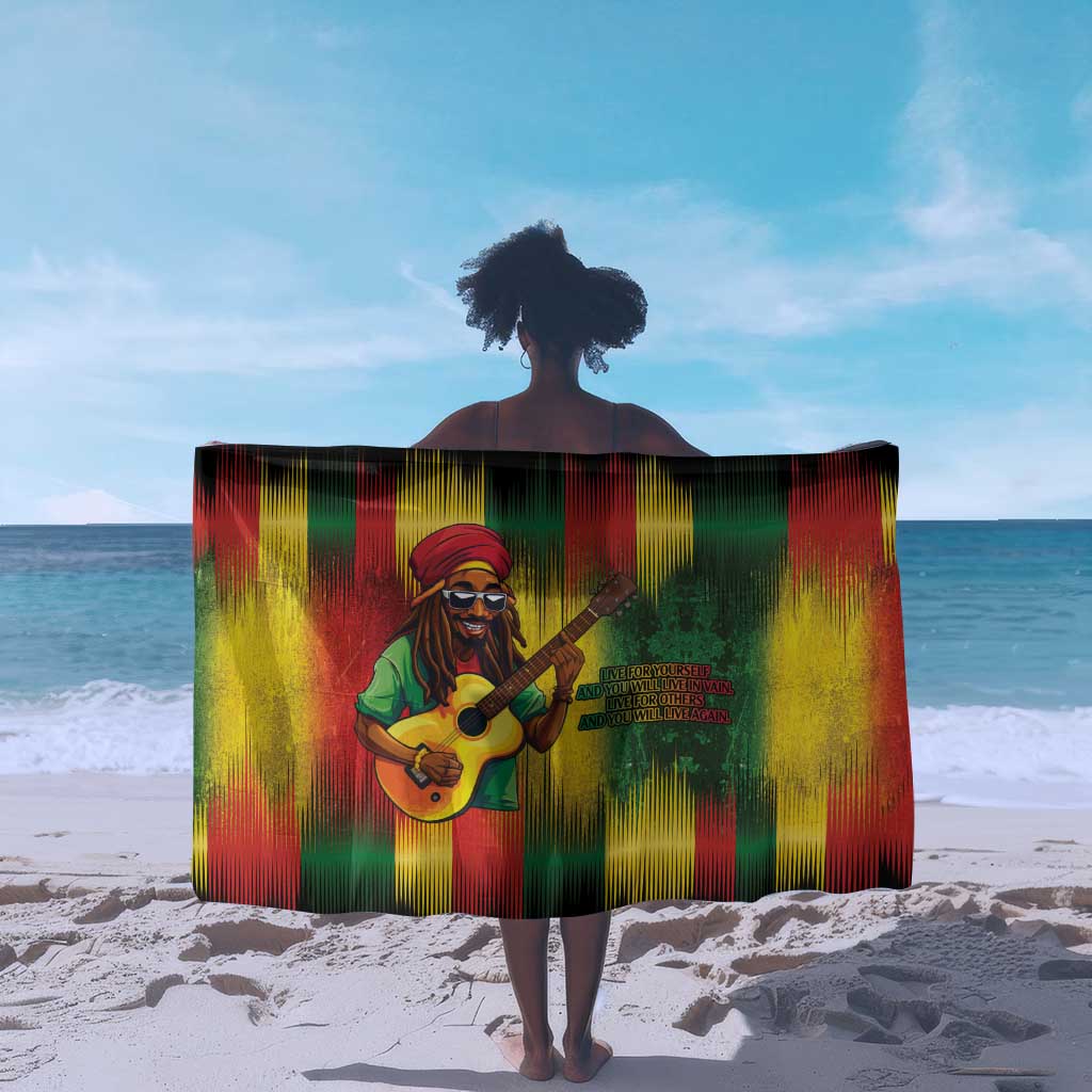 Honoring Reggae Legend Bob Birthday Sarong
