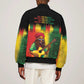 Honoring Reggae Legend Bob Birthday Sleeve Zip Bomber Jacket