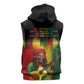 Honoring Reggae Legend Bob Birthday Sleeveless Hoodie - African Pride