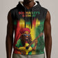 Honoring Reggae Legend Bob Birthday Sleeveless Hoodie - African Pride
