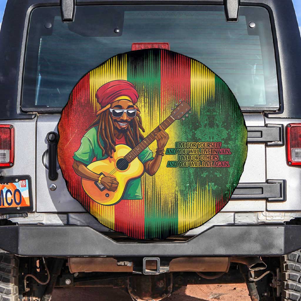 Honoring Reggae Legend Bob Birthday Spare Tire Cover