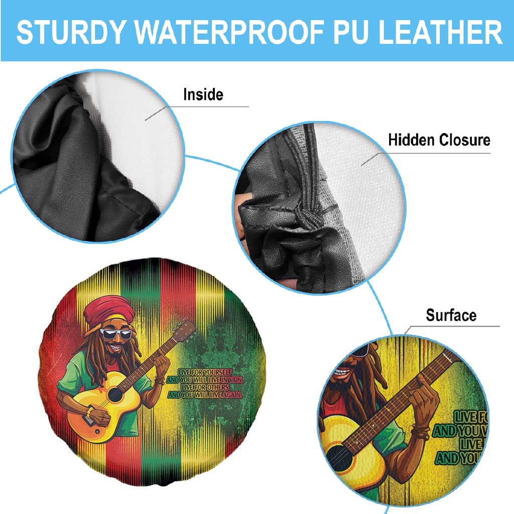 Honoring Reggae Legend Bob Birthday Spare Tire Cover