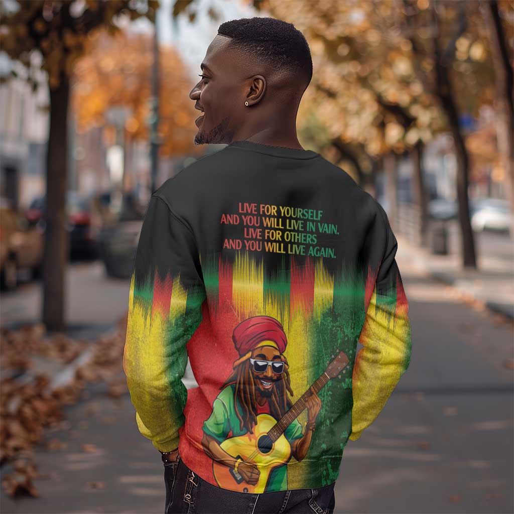 Honoring Reggae Legend Bob Birthday Sweatshirt