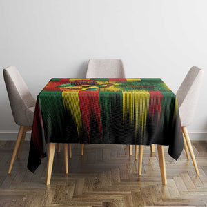 Honoring Reggae Legend Bob Birthday Tablecloth