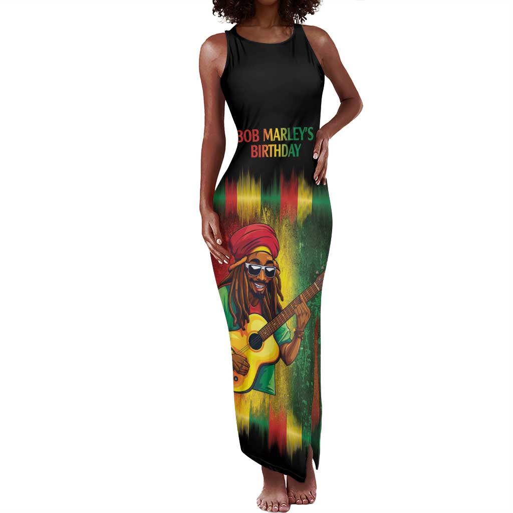 Honoring Reggae Legend Bob Birthday Tank Maxi Dress