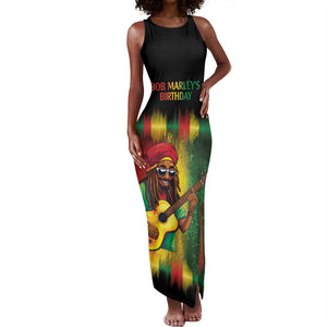 Honoring Reggae Legend Bob Birthday Tank Maxi Dress