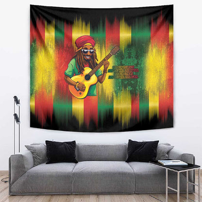 Honoring Reggae Legend Bob Birthday Tapestry