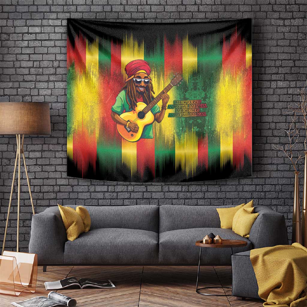 Honoring Reggae Legend Bob Birthday Tapestry