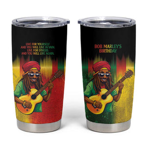 Honoring Reggae Legend Bob Birthday Tumbler Cup