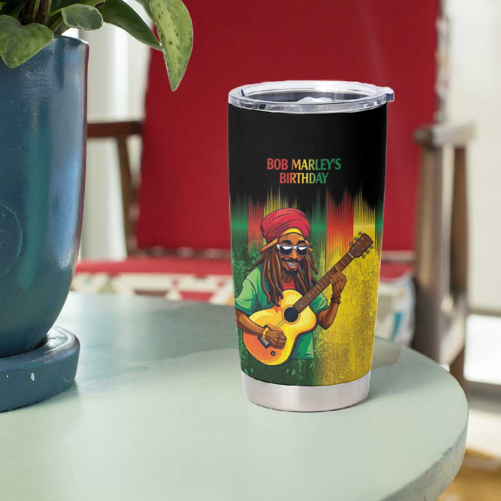 Honoring Reggae Legend Bob Birthday Tumbler Cup