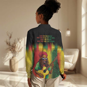 Honoring Reggae Legend Bob Birthday Women Casual Shirt LT9