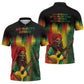 Honoring Reggae Legend Bob Birthday Zipper Polo Shirt