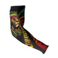 Black Jamaican Arm Sleeves Rastafarian Lion One Love