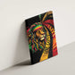 Black Jamaican Canvas Wall Art Rastafarian Lion One Love