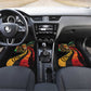 Black Jamaican Car Mats Rastafarian Lion One Love