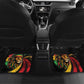 Black Jamaican Car Mats Rastafarian Lion One Love