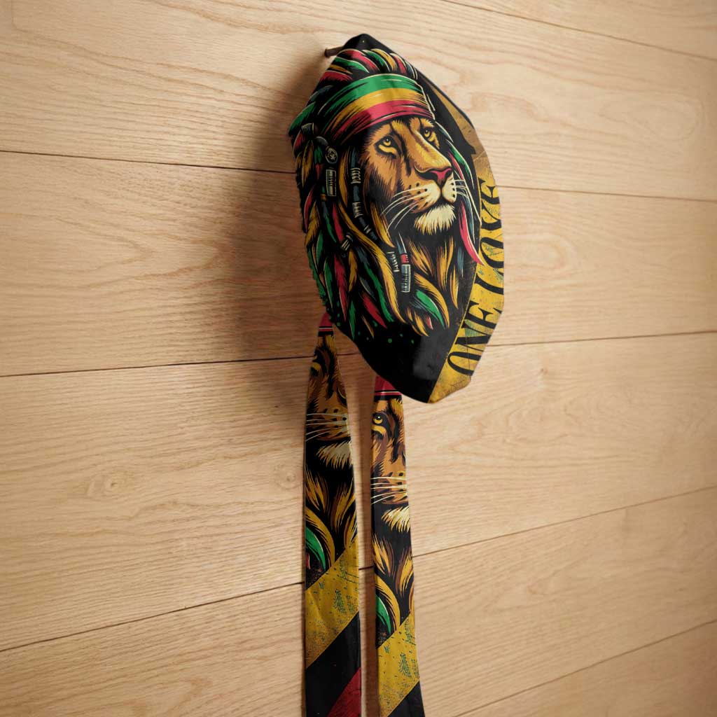 Jamaica Rastafarian Lion One Love Easy Headwrap Rastafarian Lion One Love