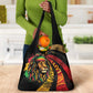 Black Jamaican Grocery Bag Rastafarian Lion One Love