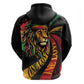 Black Jamaican Hoodie Rastafarian Lion One Love LT9
