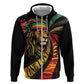 Black Jamaican Hoodie Rastafarian Lion One Love LT9
