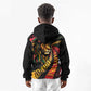 Black Jamaican Kid Hoodie Rastafarian Lion One Love LT9