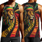 Black Jamaican Men Tank Top Rastafarian Lion One Love LT9