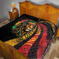 Black Jamaican Quilt Rastafarian Lion One Love