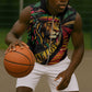 Black Jamaican Sleeveless Zip Hoodie Rastafarian Lion One Love - African Pride