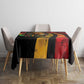 Black Jamaican Tablecloth Rastafarian Lion One Love