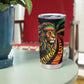 Black Jamaican Tumbler Cup Rastafarian Lion One Love