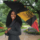 Black Jamaican Umbrella Rastafarian Lion One Love