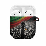 African-American History Month AirPods Case Black Power Hand Make His-Herstories